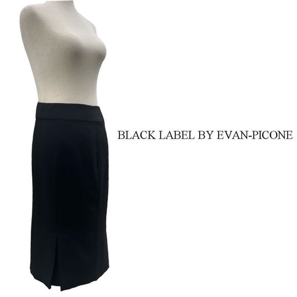 BLACK LABEL BY EVAN PICONE PENCIL SKIRT | HIDDEN ZIP IN BACK | LIKE NEW | SIZE 8 - Picture 2 of 12